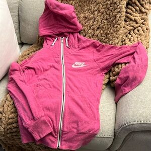 Nike pink jacket XS
